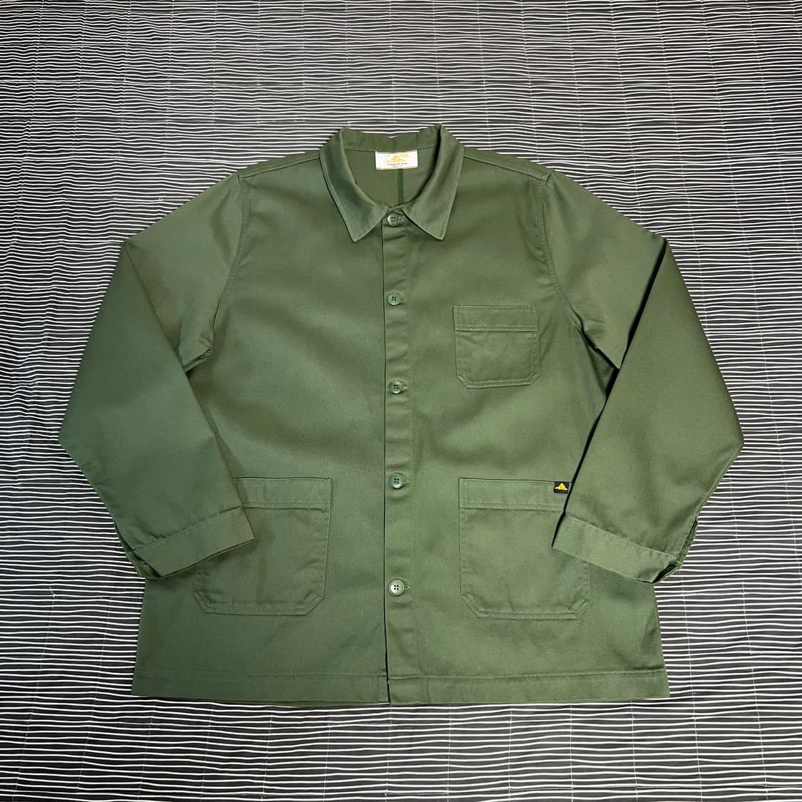 르몽생미셸 코튼트윌 프렌치 워크자켓 카키 XL(50) 상품이미지1