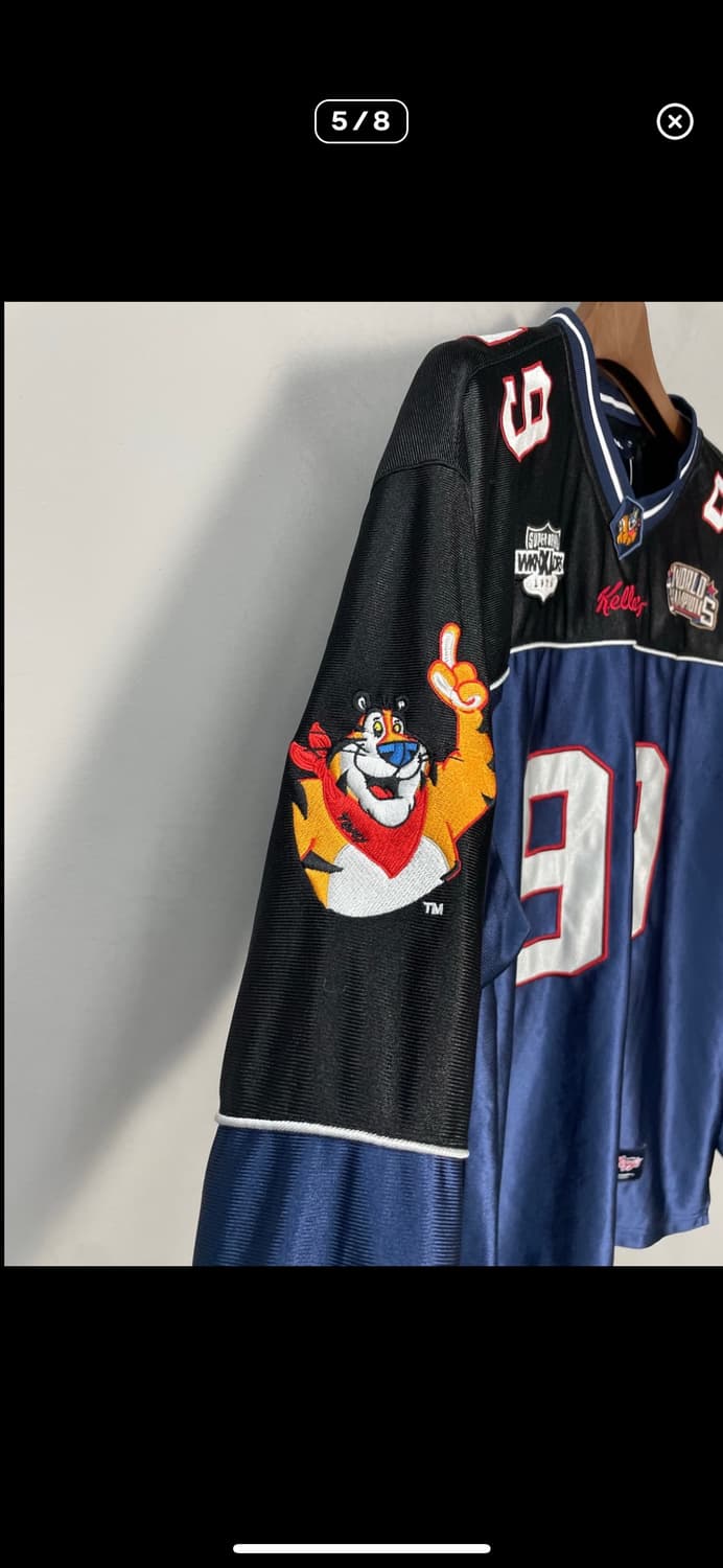 위캔더스 X 켈로그 풋볼 네이비 져지 A3009 상품이미지5