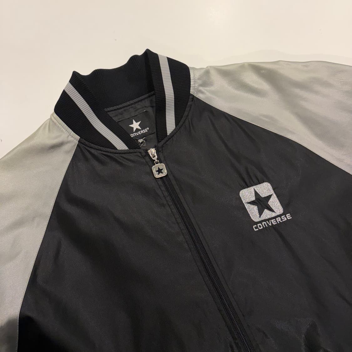 [100] 컨버스 올스타 블랙 그레이 나그랑 자켓 B814 상품이미지3