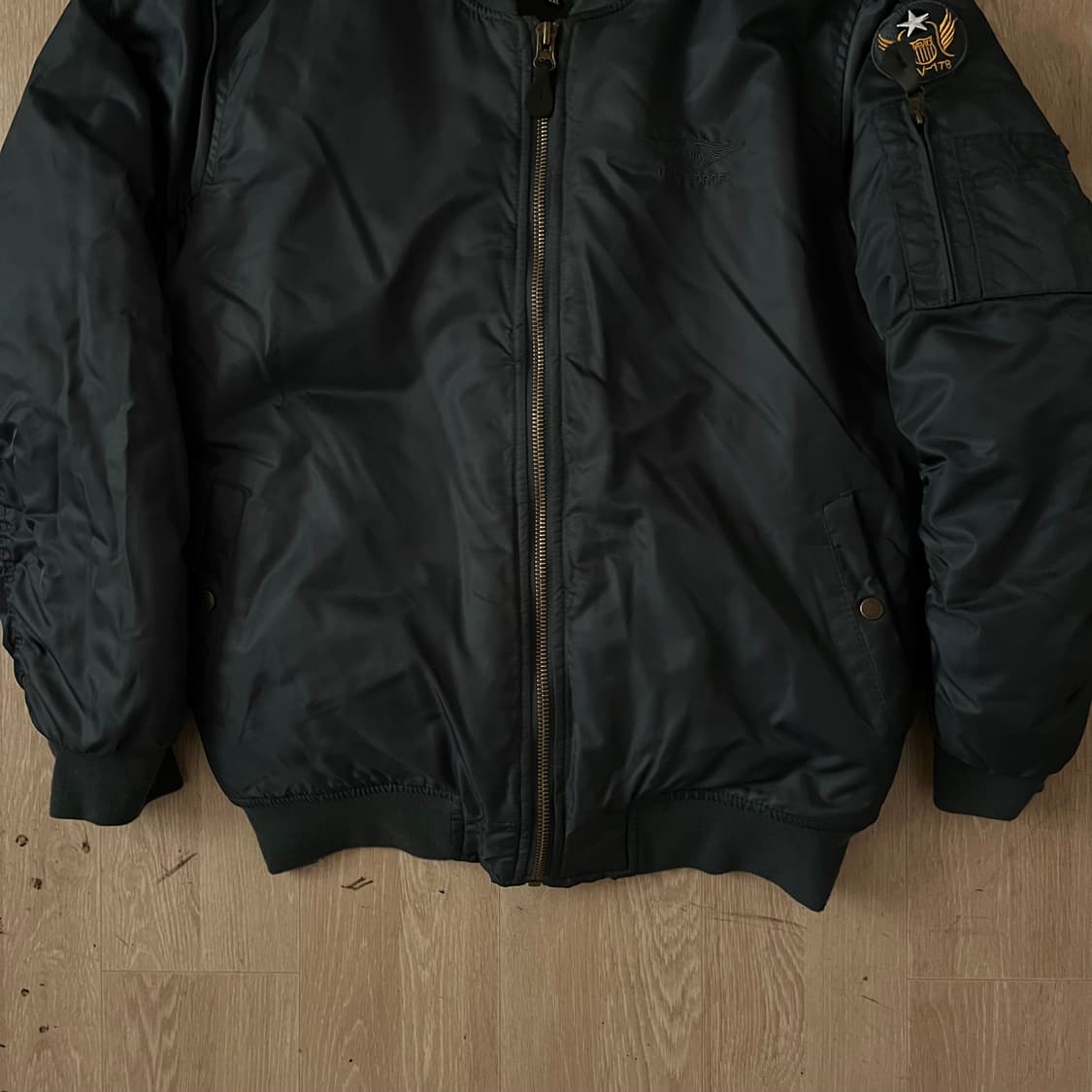 CAPTAIN WEVIC 봄버 플라이트 MA-1 항공점퍼 XXL/110 상품이미지3