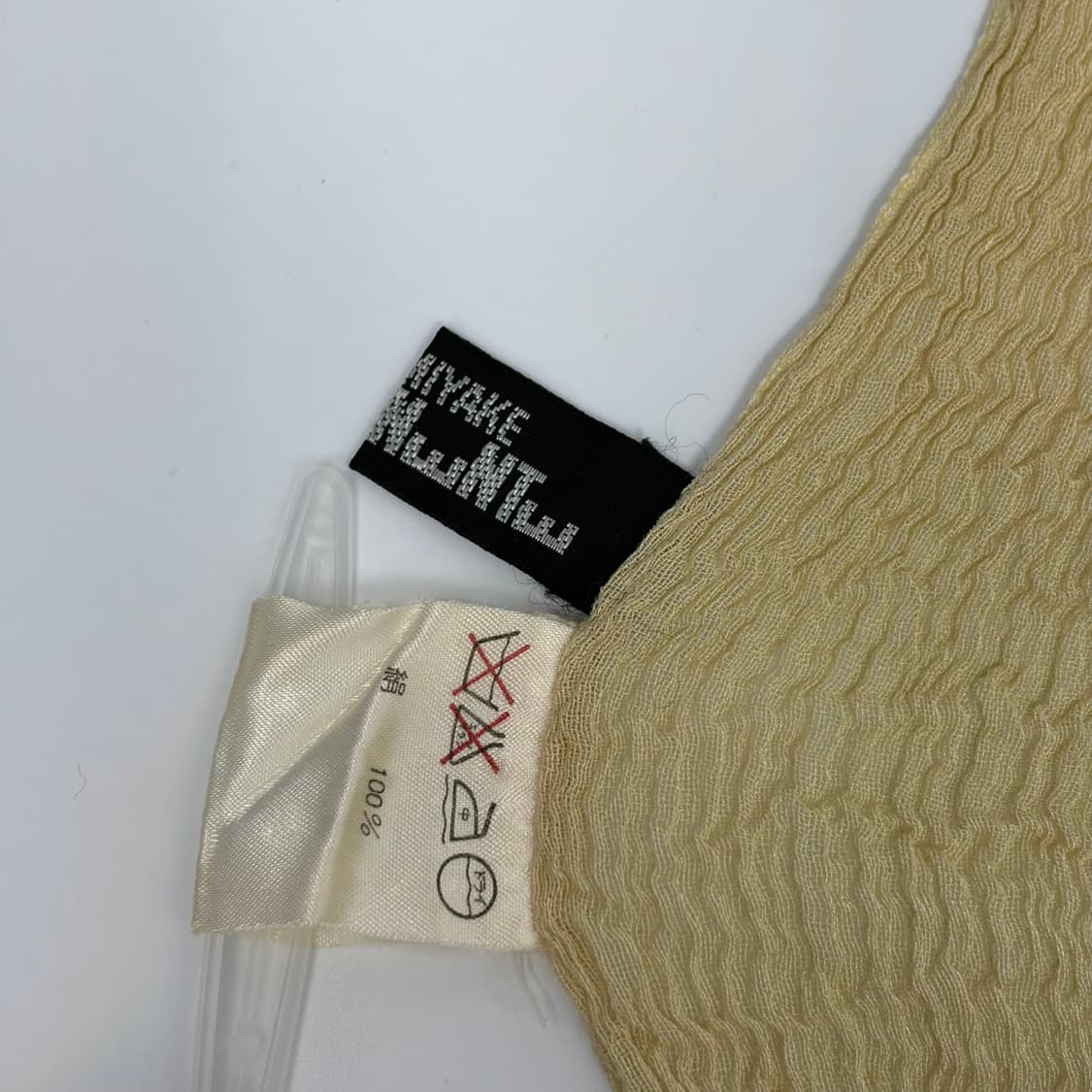 이세이미야케 실크 주름 머플러 목도리 상품이미지4