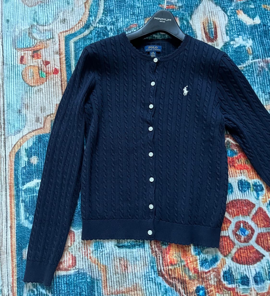 폴로 케이블 니트 가디건 상품이미지9