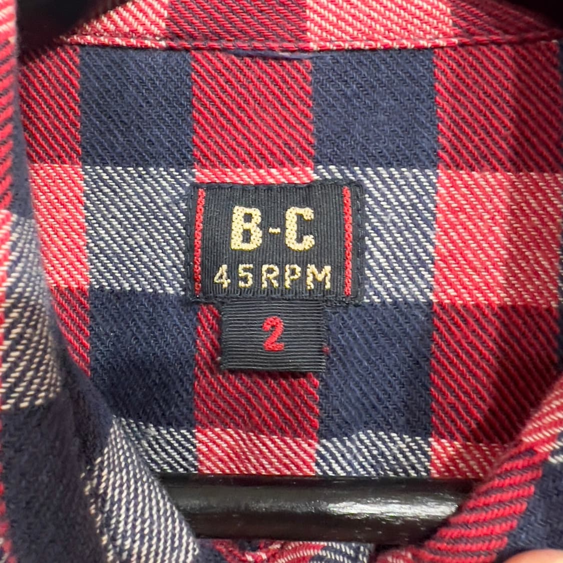 45rpm 체크 셔츠 상품이미지5