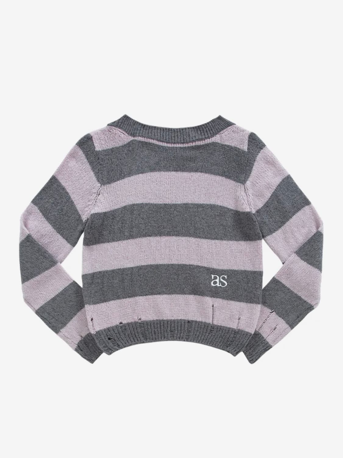 SORI OFF STRIPE KNIT / PINK 상품이미지2