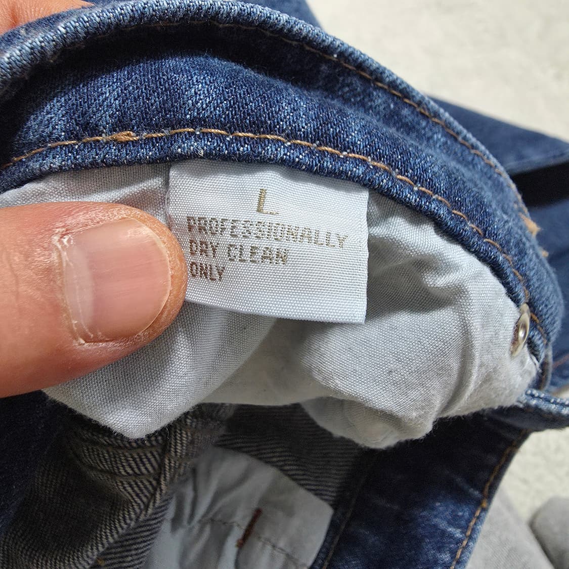 (L)여성 와이드 데님 팬츠 상품이미지5