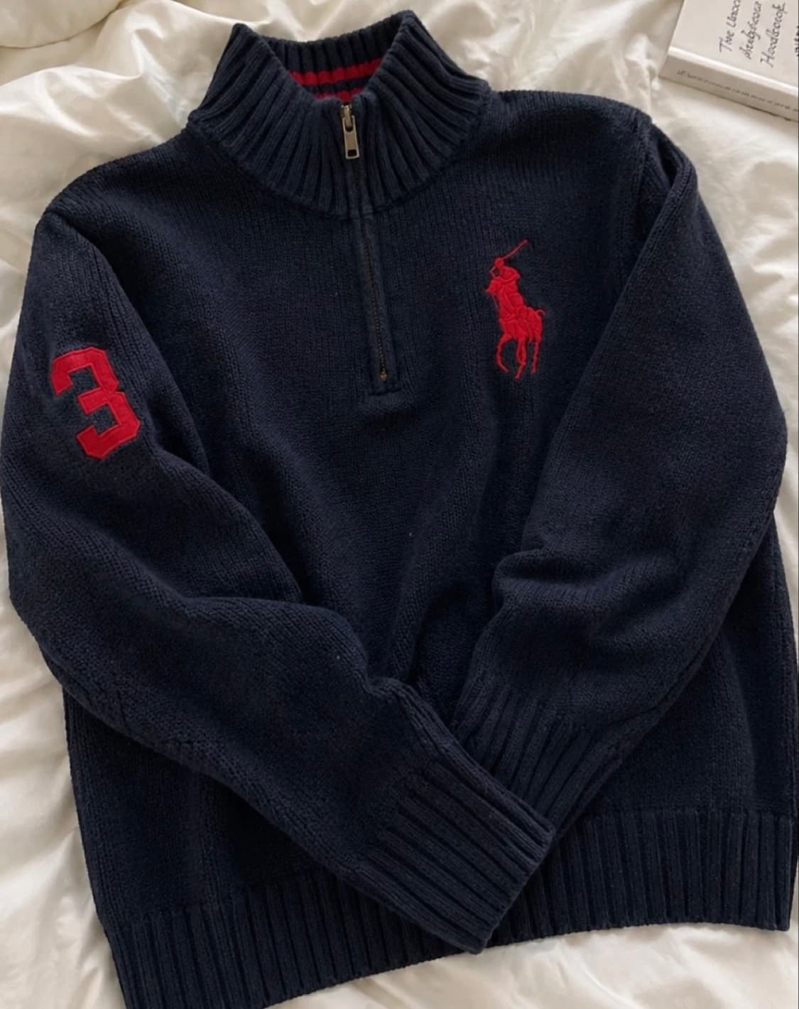 VTG 폴로 랄프로렌 하프집니트 상품이미지1