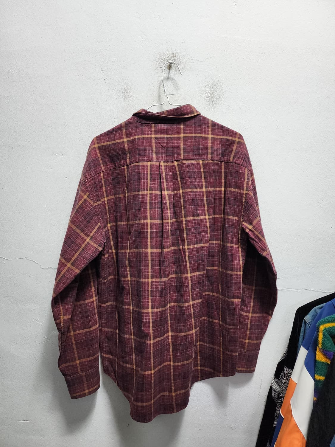 타미힐피거 올드스쿨 월계수로고 체크셔츠 XL 상품이미지2