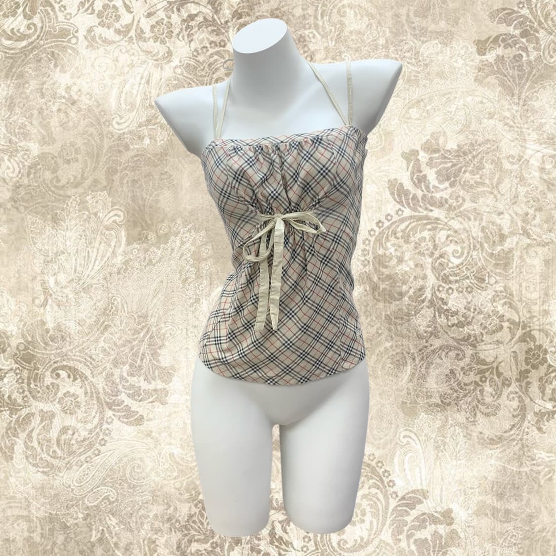 Burberry check halter slip top 상품이미지1