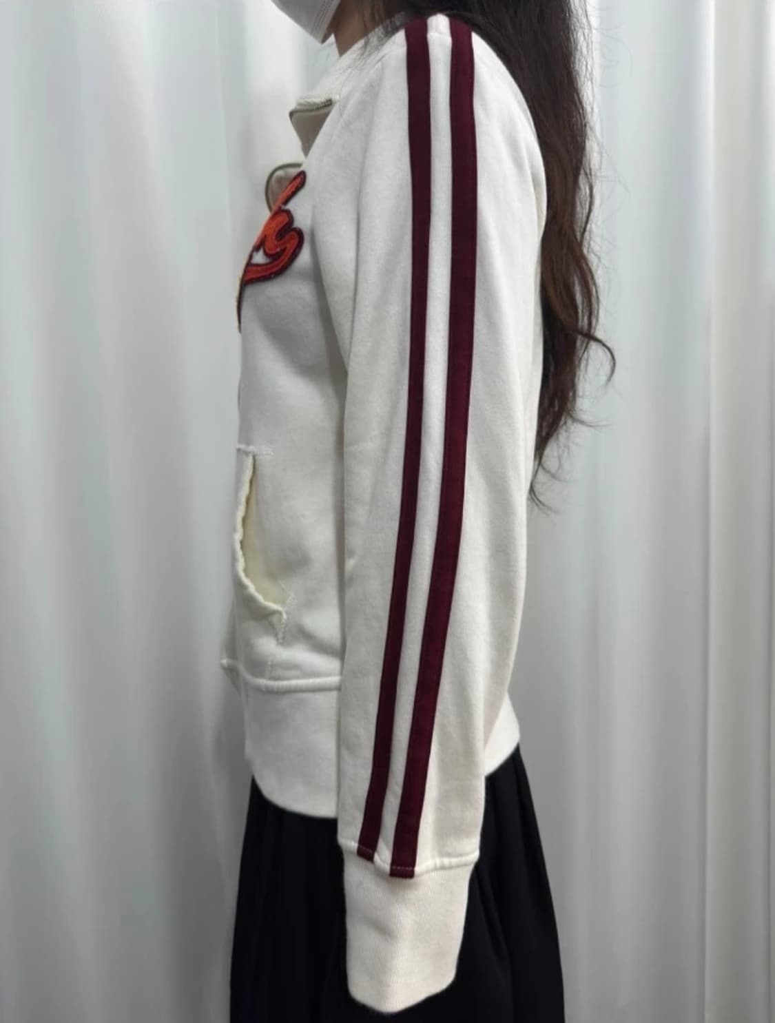 아베크롬비 아플리케 자수 트랙탑 저지 L 상품이미지3