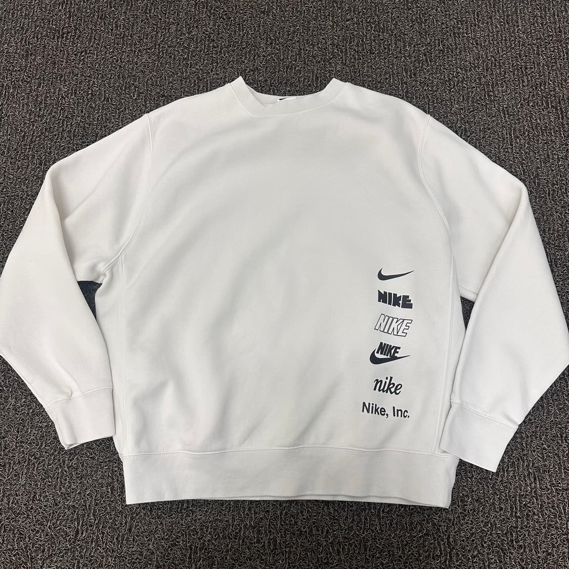 NIKE 나이키 기모 맨투맨 아이보리 2XL 상품이미지1