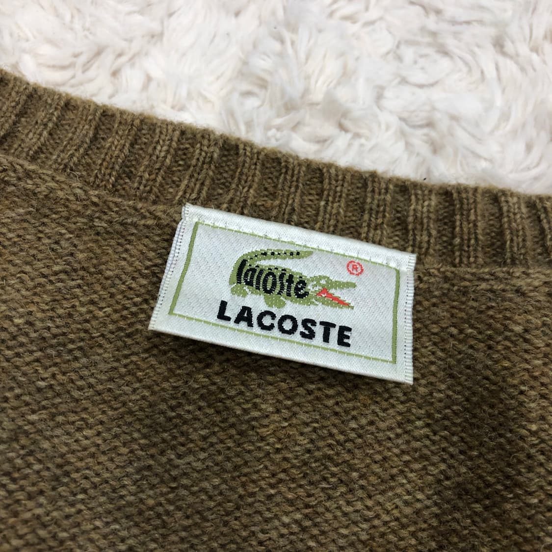 라코스테 재팬 울 브이넥 니트 상품이미지5