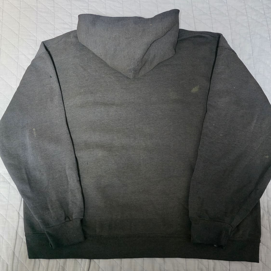 [XL] 90s 빈티지 러셀 애슬레틱 후드 블랙 트래쉬드 상품이미지5