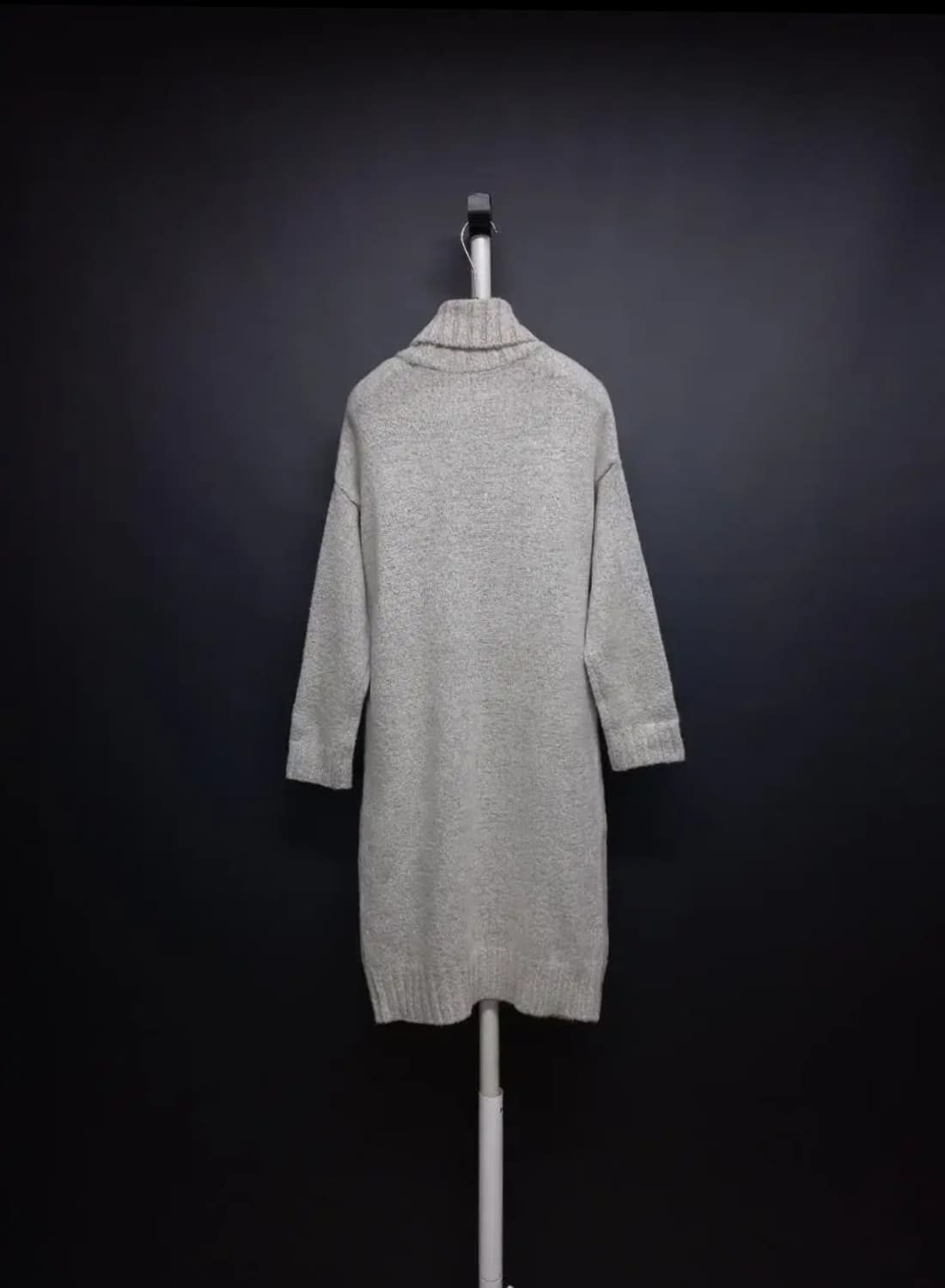 미센스 하이넥 니트 롱 원피스 F 상품이미지2