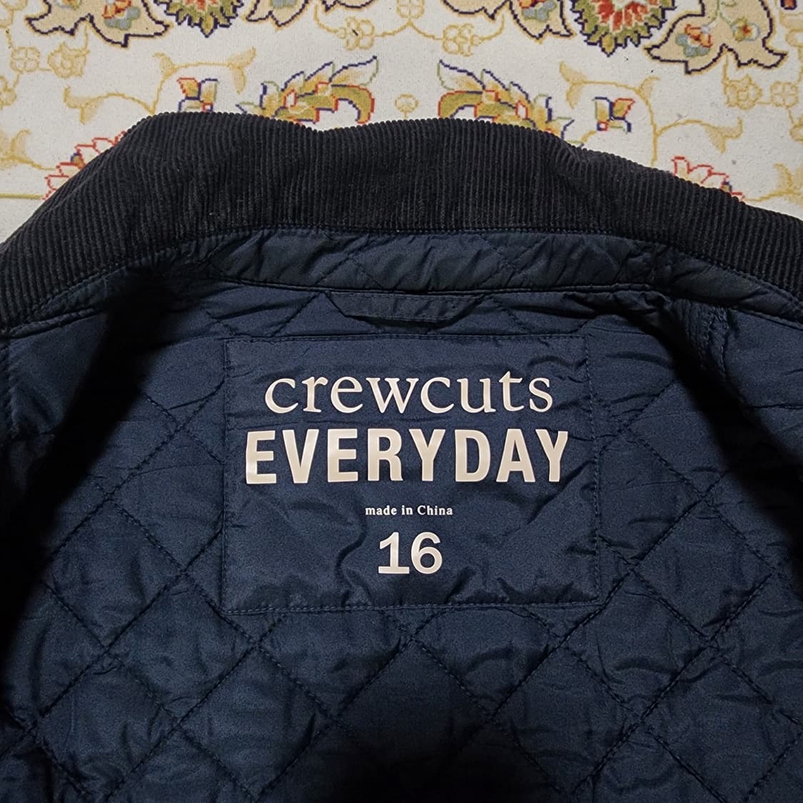 Crewcuts 크루컷츠 누빔 퀼팅 자켓 16Y 상품이미지4