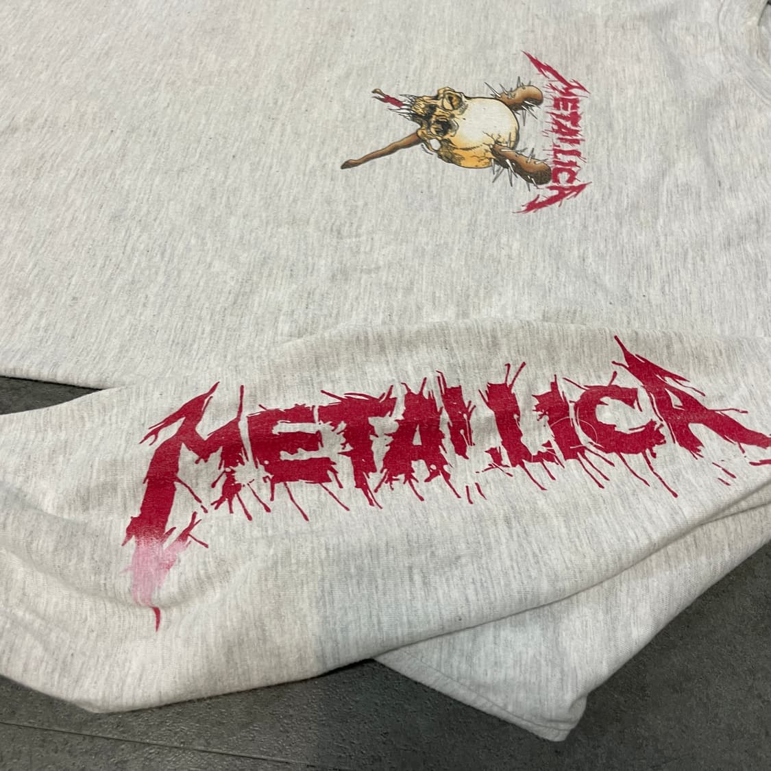 90s 빈티지 메탈리카 롱슬리브 티셔츠 상품이미지3