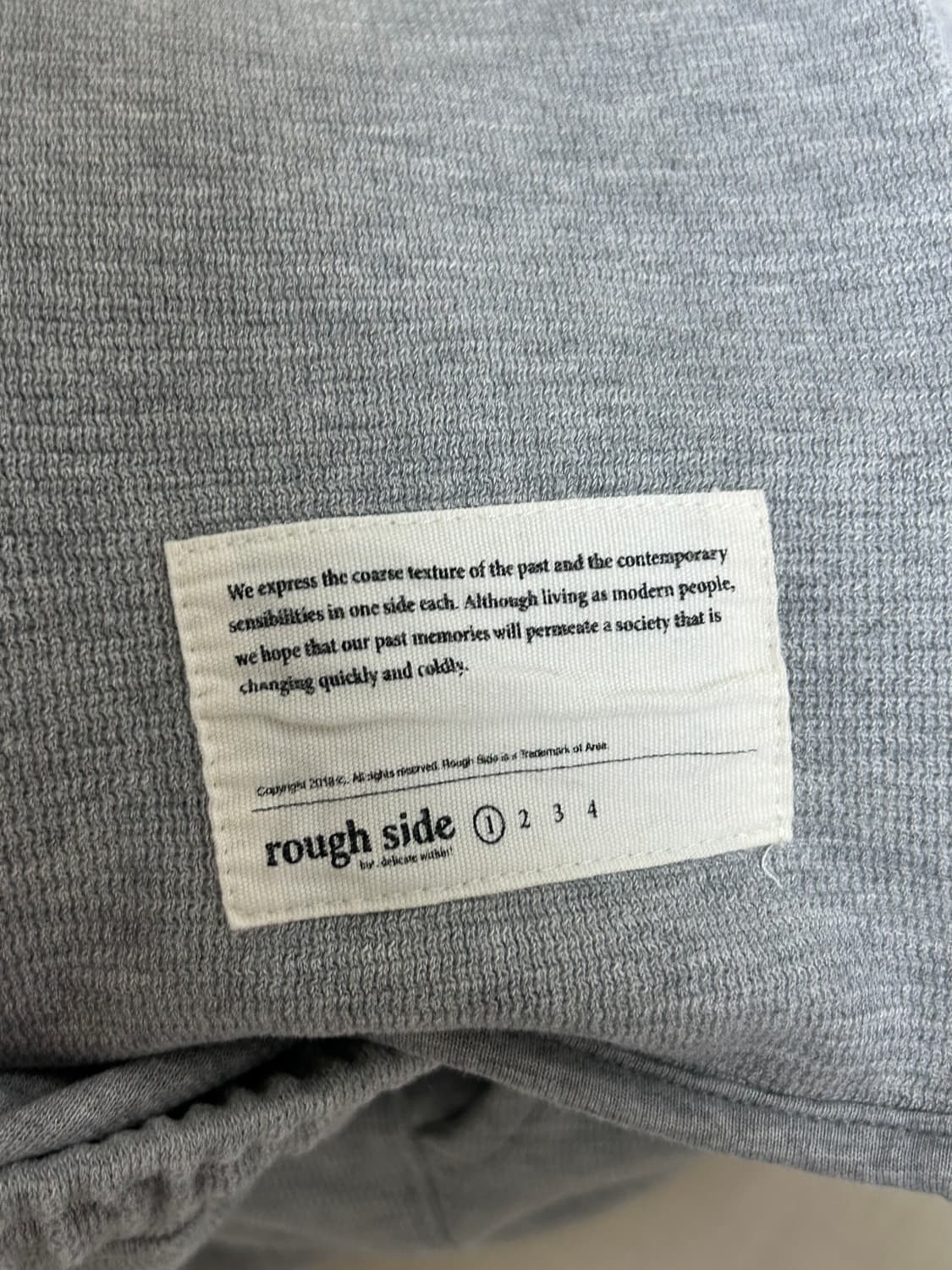 러프사이드 스웨트 팬츠 회색 1사이즈 상품이미지4