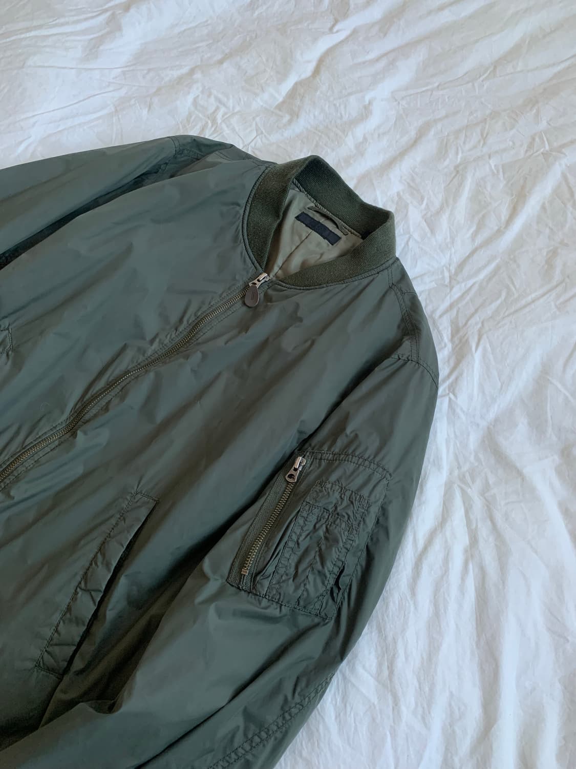 ma-1 카키 점퍼 상품이미지3