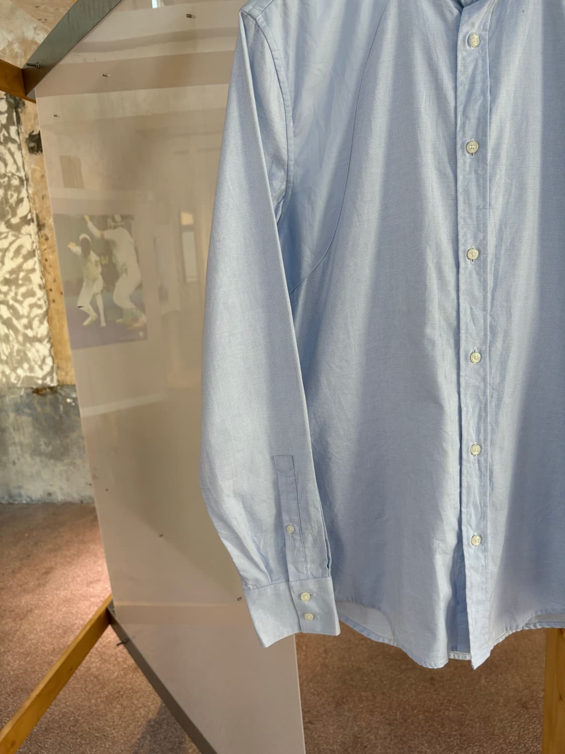 ALEXANDER MCQUEEN Light BLUE SHIRT 상품이미지4