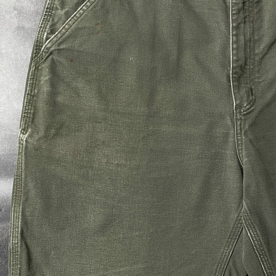 CARHARTT 칼하트B25 카키 카펜터 워크 하프팬츠 A01052 상품이미지4