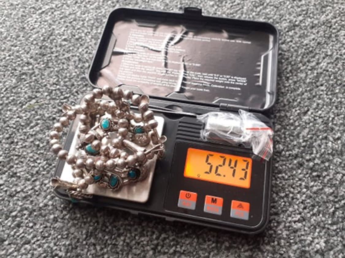 Navajo squash blossom 나바호 스쿼시 블로섬 목걸이 상품이미지9