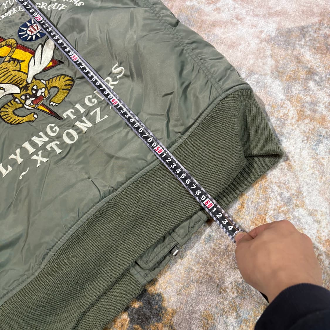 엑스톤즈 빈티지 ma-1 자수패치 자켓 상품이미지8