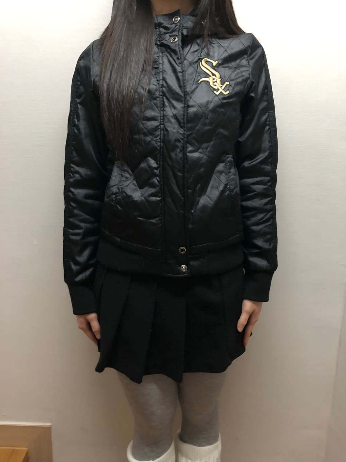 빈티지 mlb 블랙 스타디움 자켓 상품이미지2