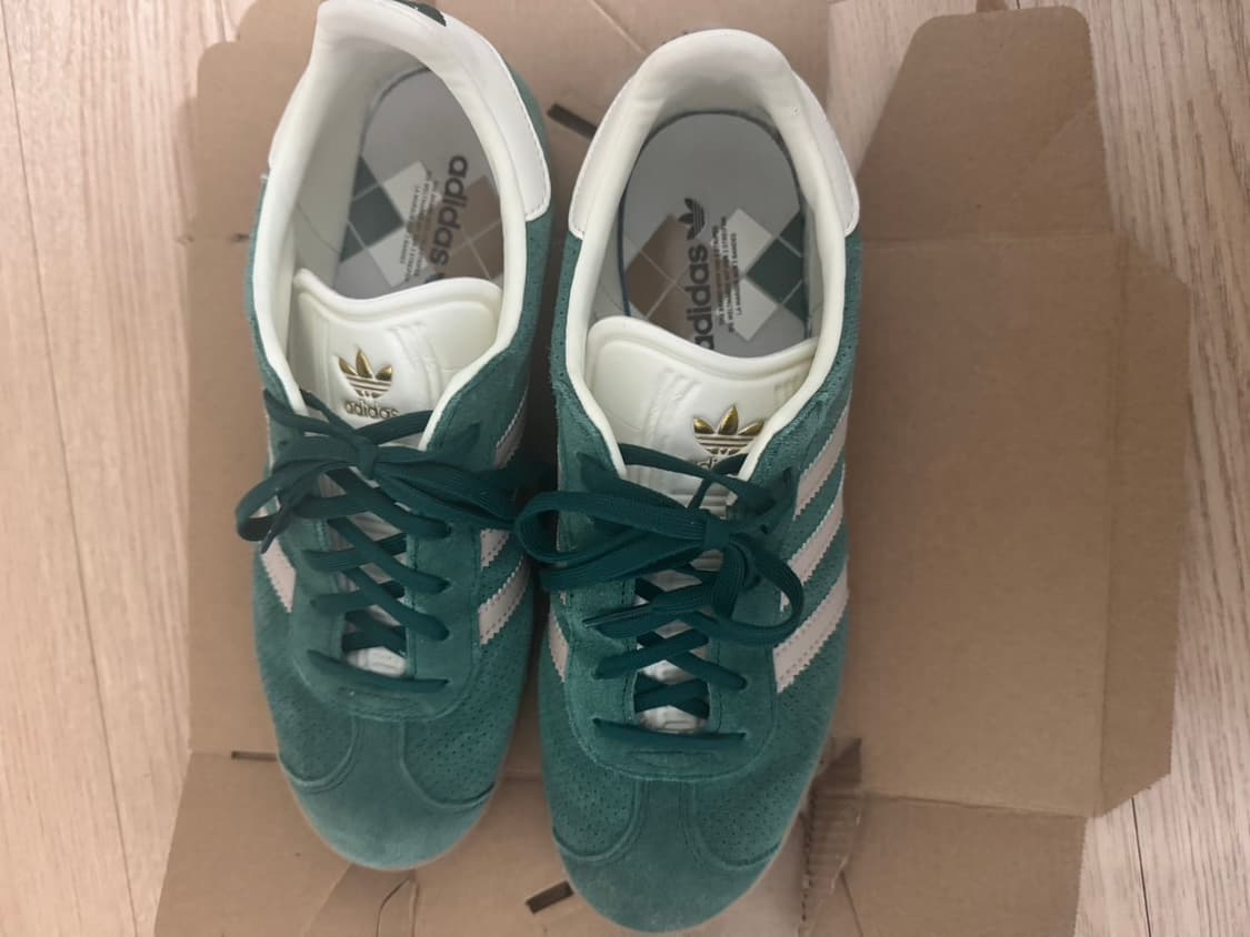 여성_아디다스 가젤 스웨이드 그린 240mm 상품이미지4