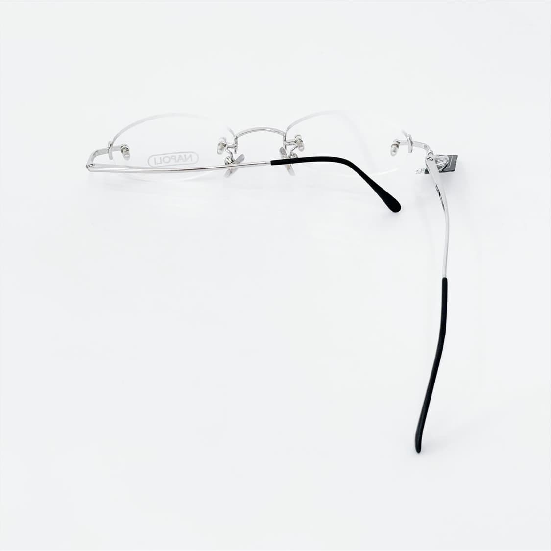 NAPOLI 실버 무테 데드스탁 빈티지안경 상품이미지3