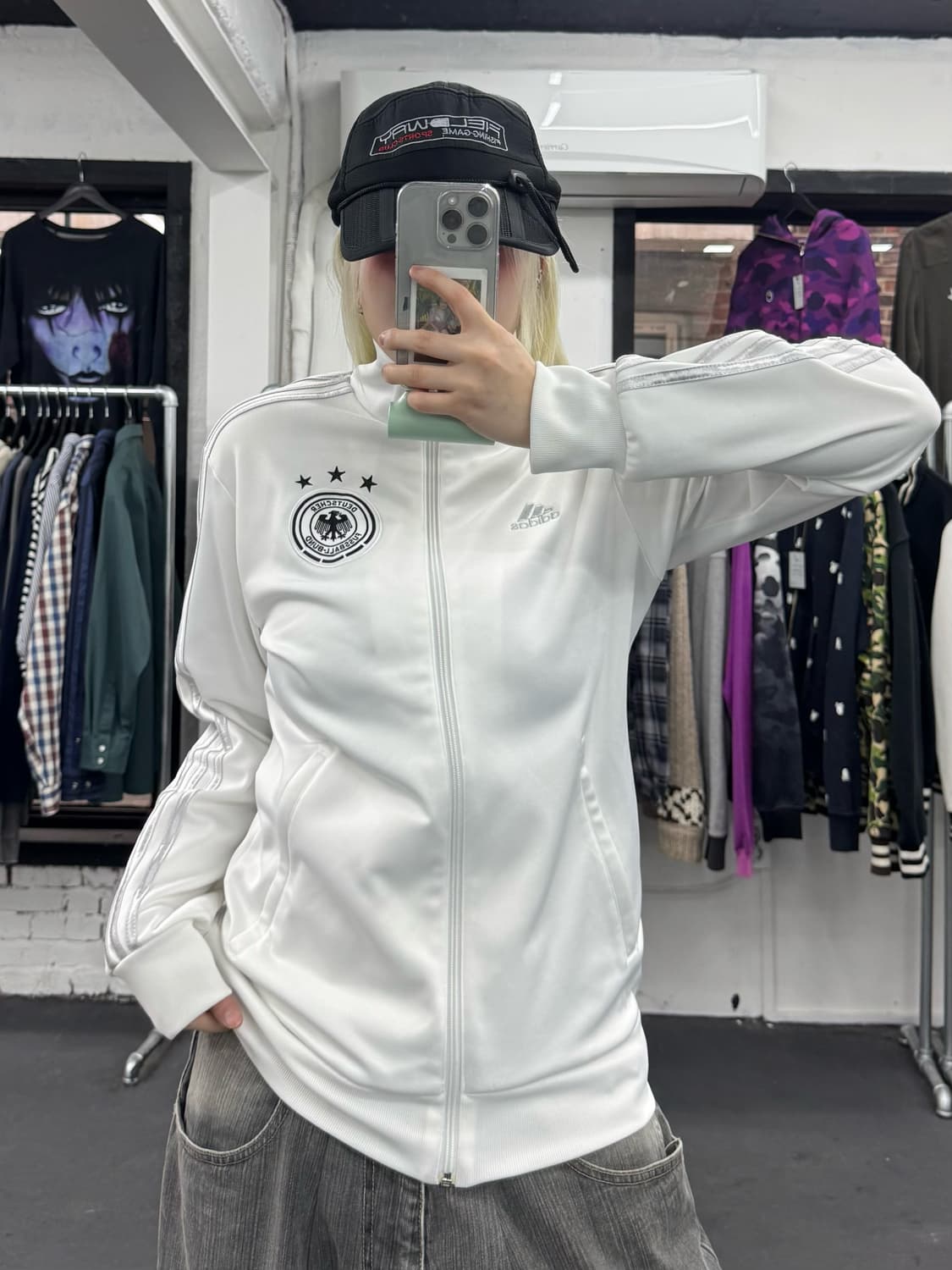 아디다스 독일 실버 져지 상품이미지2