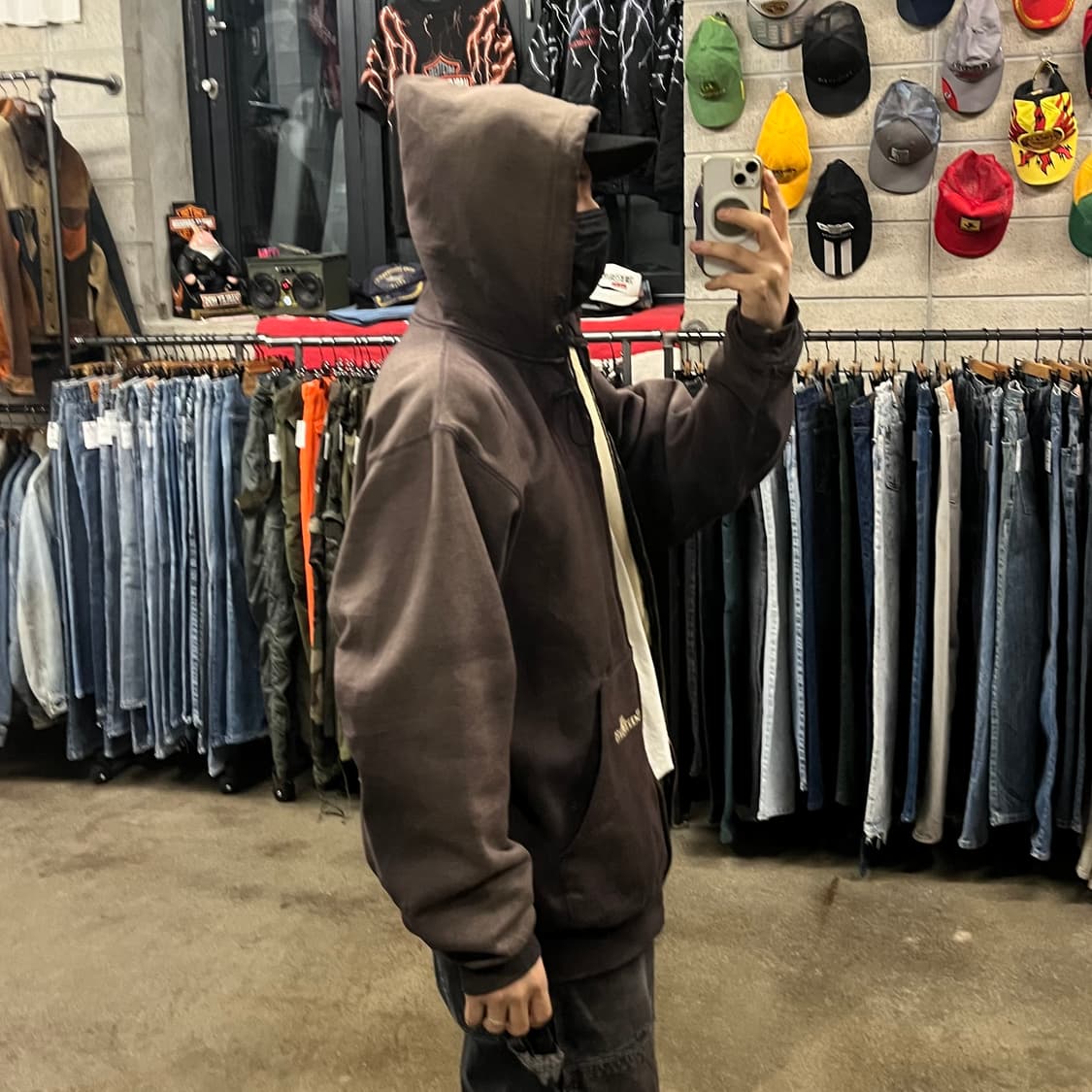 00s Carhartt 써멀 후드 집업 (105-110) 상품이미지9