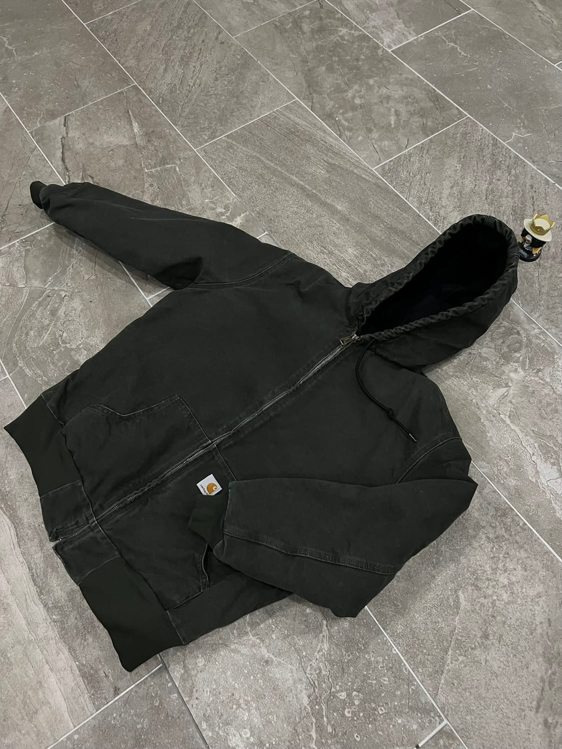 (L)칼하트 덕 액티브 우먼스 후드자켓 WJ130 MOS 모스그린 상품이미지7