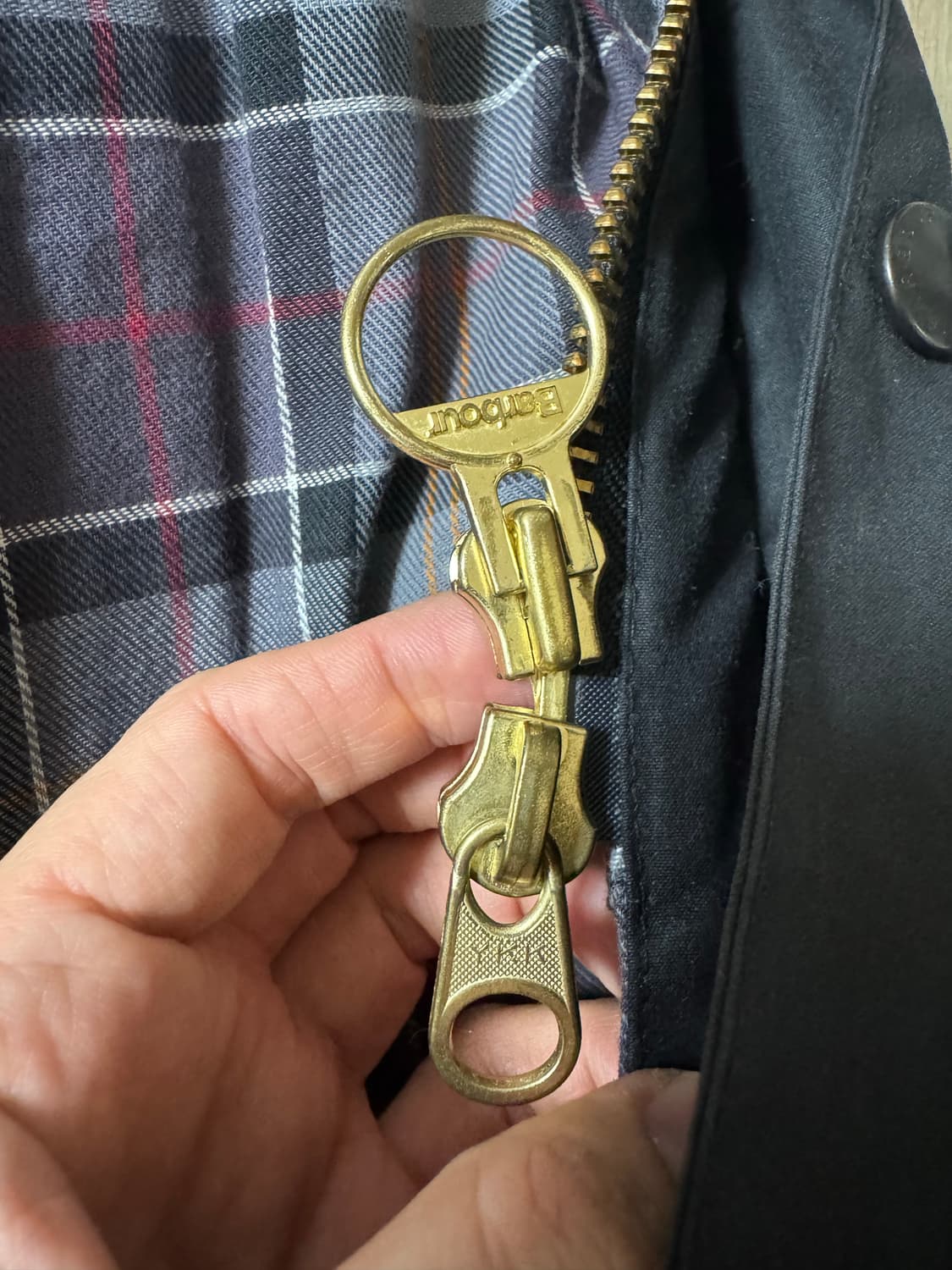 40 바버 뷰포트 왁스 블랙 왁스 자켓 상품이미지5