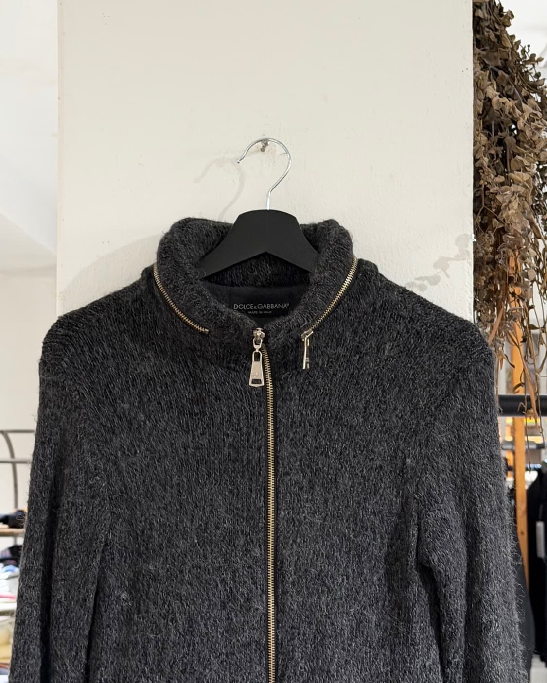 돌체앤가바나 차콜 울 블랜드 집업 자켓 상품이미지4