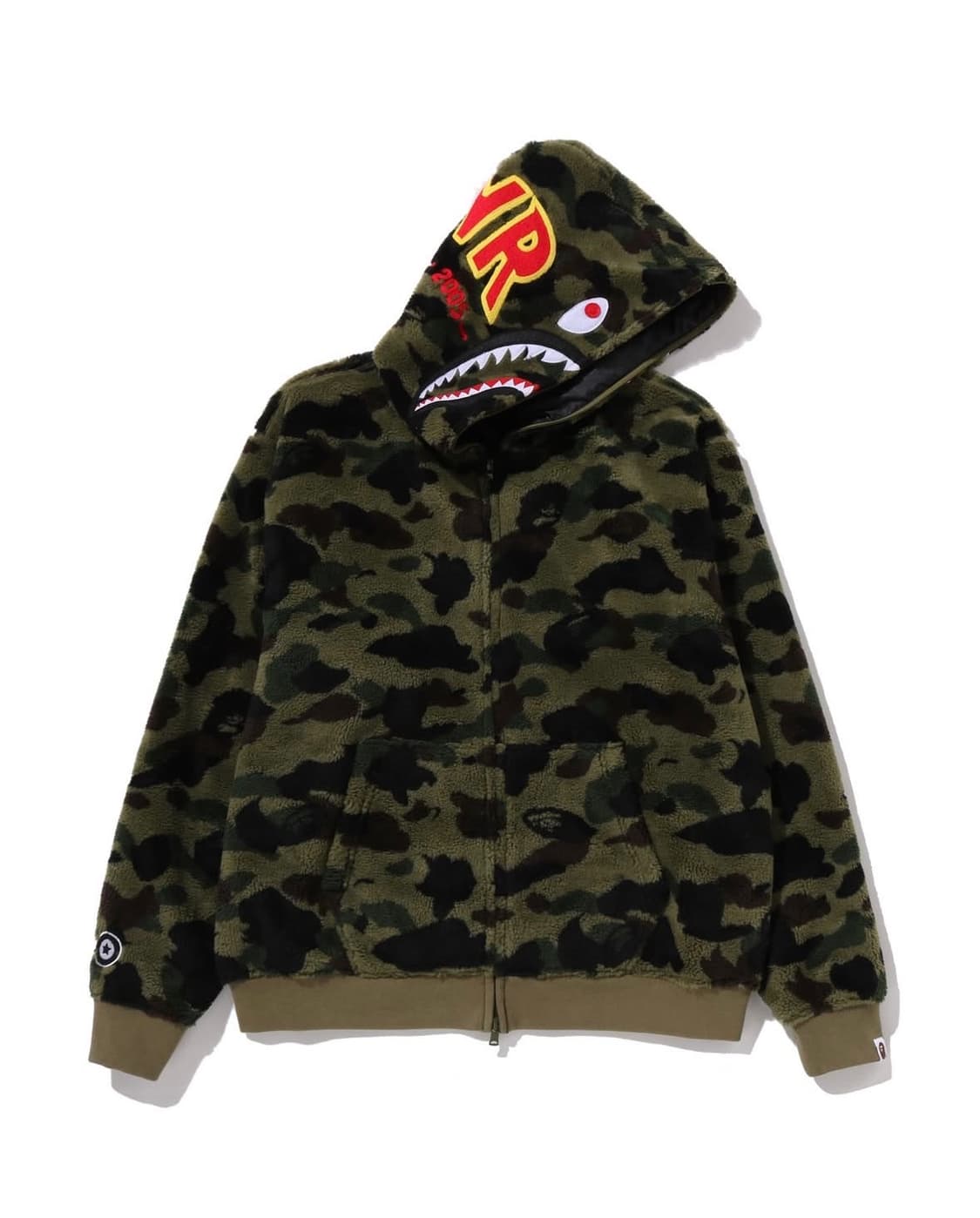 베이프 샤크 보아 후리스 후드 자켓 (L) 상품이미지1