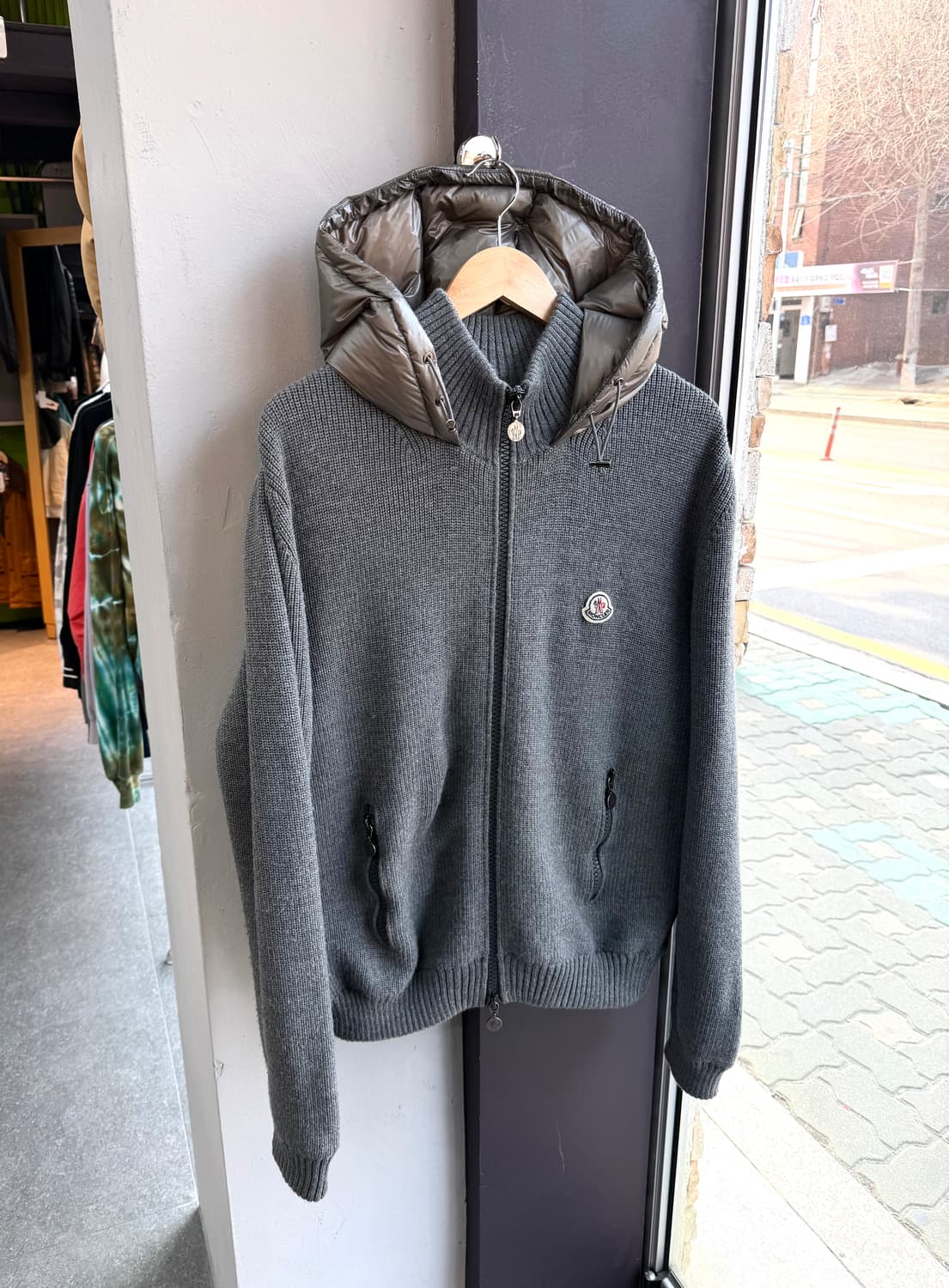 105/ 몽클레어 하이브리드 구스다운 니트 패딩 상품이미지2