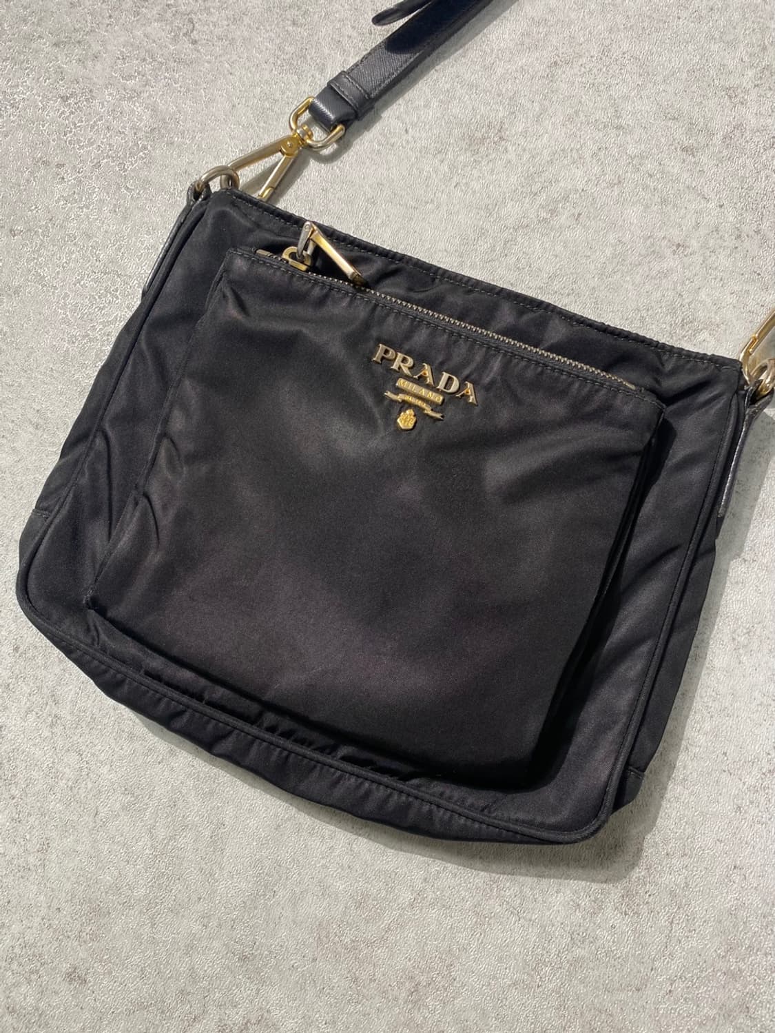 [27*19] Prada 프라다 포코노 나일론 크로스백 상품이미지2