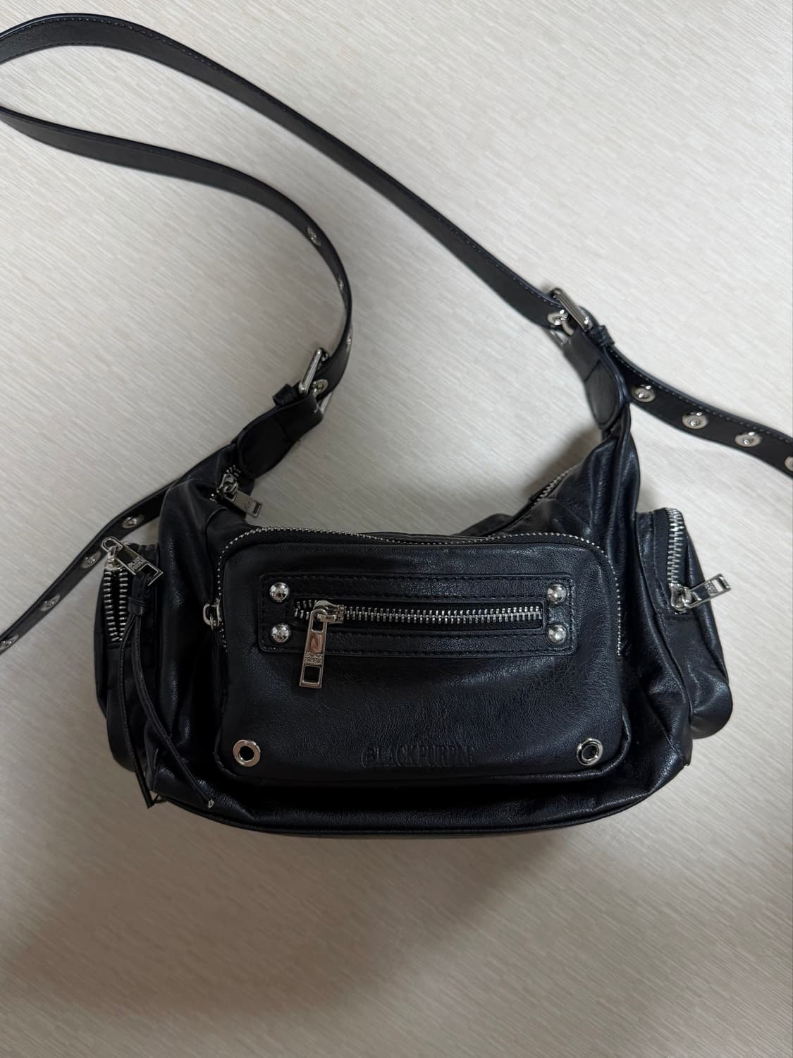 블랙퍼플 마르코 백 Marco Bag_BLACK 상품이미지2
