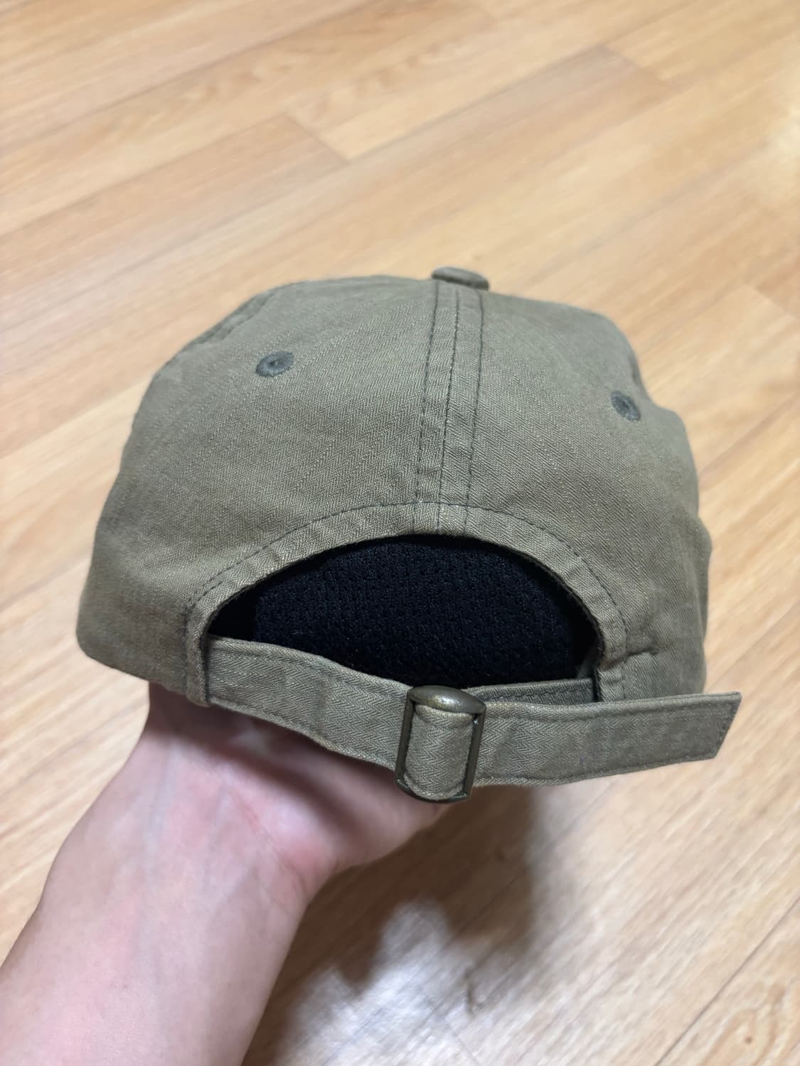 본더치 볼캡 모자 카키색 상품이미지4