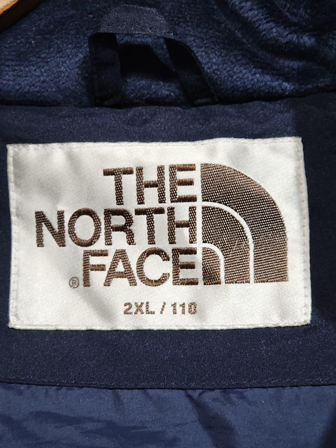 노스페이스 거위털 롱패딩 네이비 구스다운 빅사이즈 패딩코트  상품이미지3