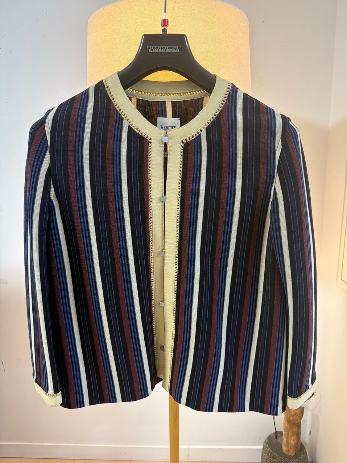 에르메스 스트라이프 울 가디건 40 상품이미지1