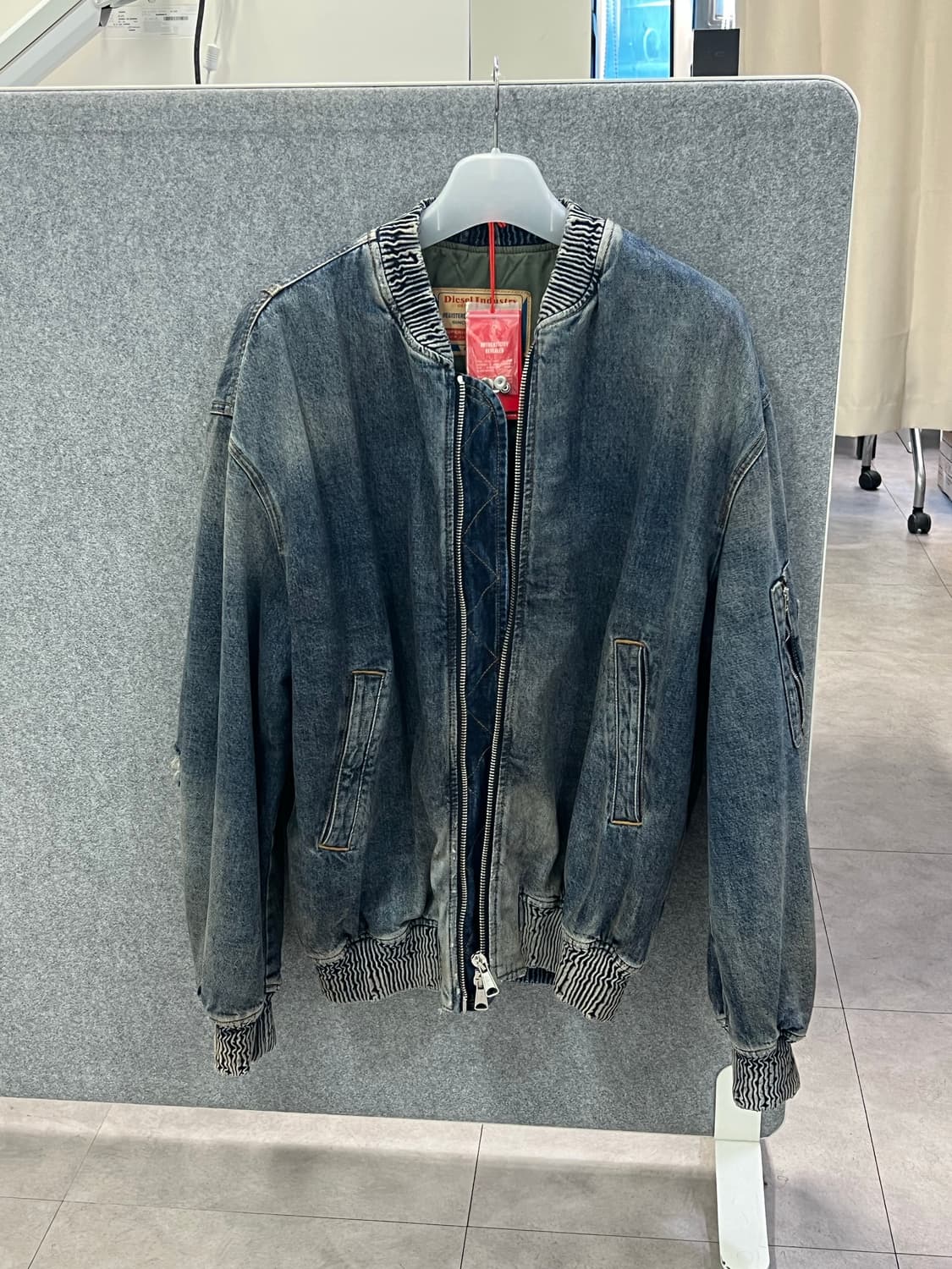 Diesel D-weltik 데님 봄버 자켓 105(XL) 상품이미지1
