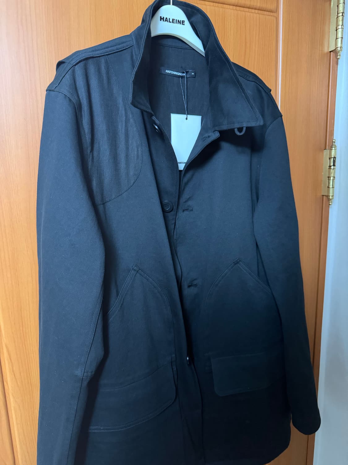 해칭룸 HATCHINGROOM Hunting Coat Black 새상품 상품이미지5