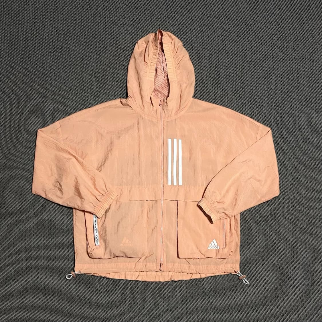 [S] adidas 아디다스 우먼즈 런닝 폴리 바람막이 자켓 상품이미지1