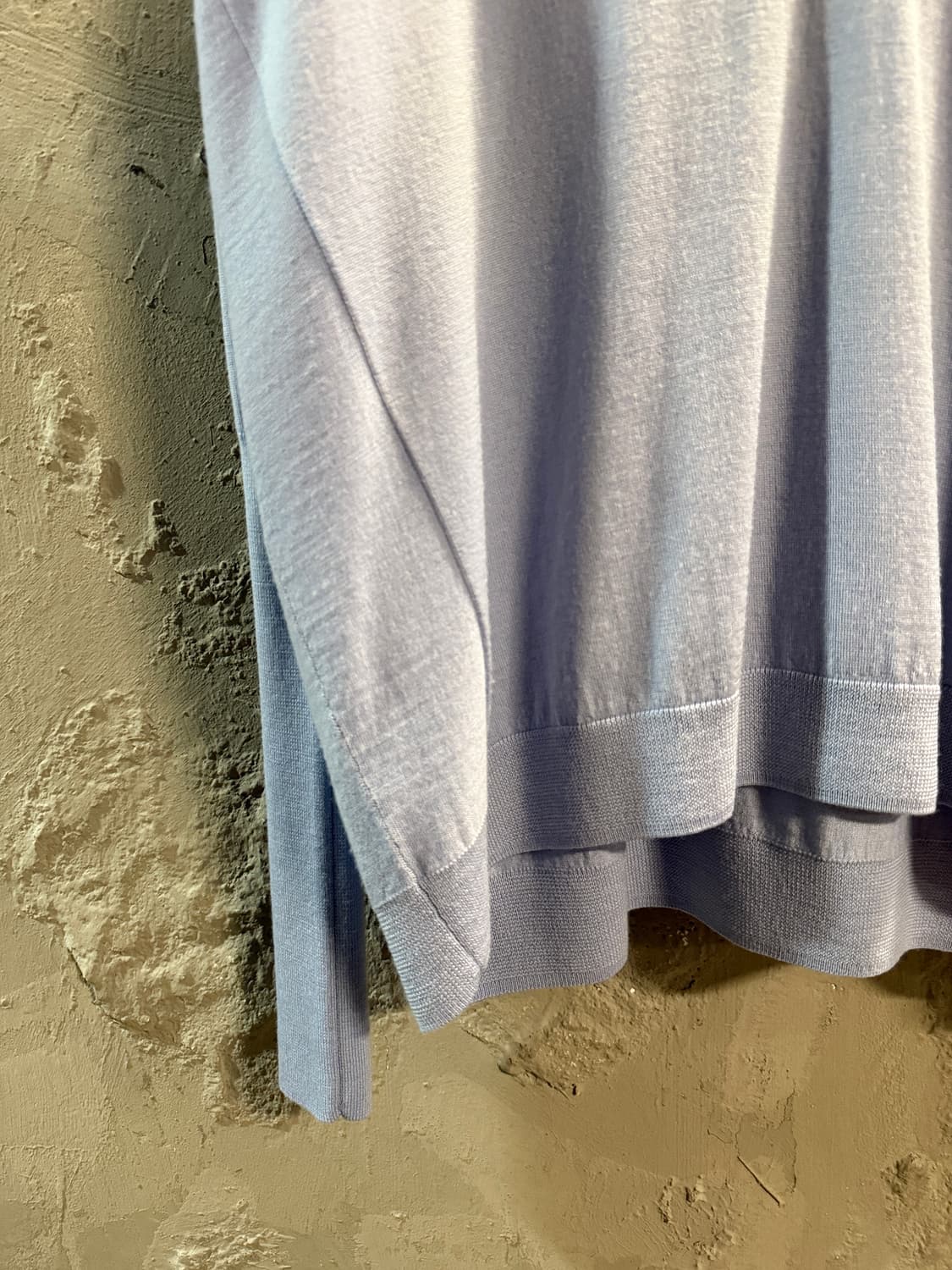 아크네스튜디오 오버핏 울 V넥 니트 스카이블루 상품이미지2