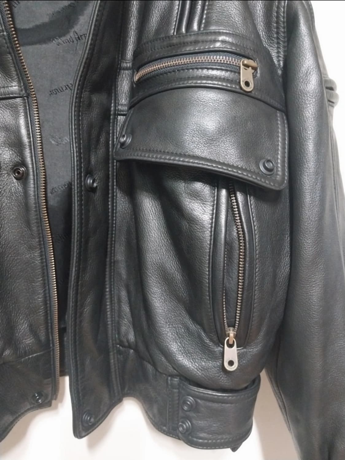 상태 최상!!! 윈드 아머 가죽자켓 상품이미지4