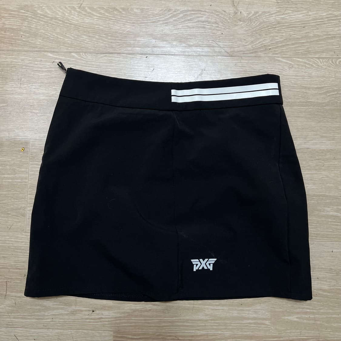 PXG 여성 골프웨어 사이드라인 로고 골프 스커트 스판치마 [블랙] 64 상품이미지1