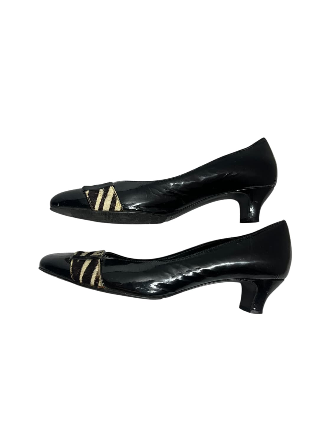 tess 블랙 레더 제브라 토 힐 240 상품이미지3