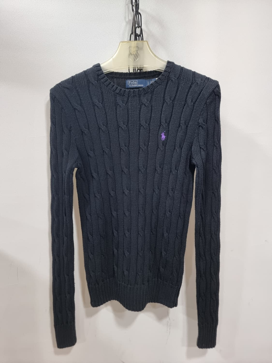 폴로랄프로렌 케이블 니트 코튼 크루넥 스웨터 (D145 상품이미지2