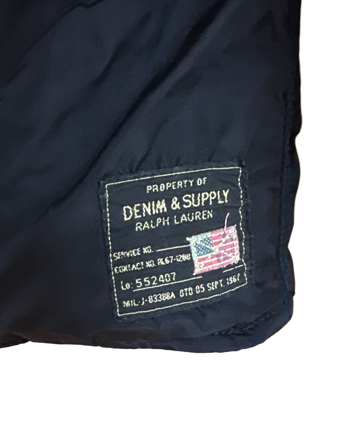 데님앤서플라이 성조기 야상 패딩 점퍼 상품이미지5