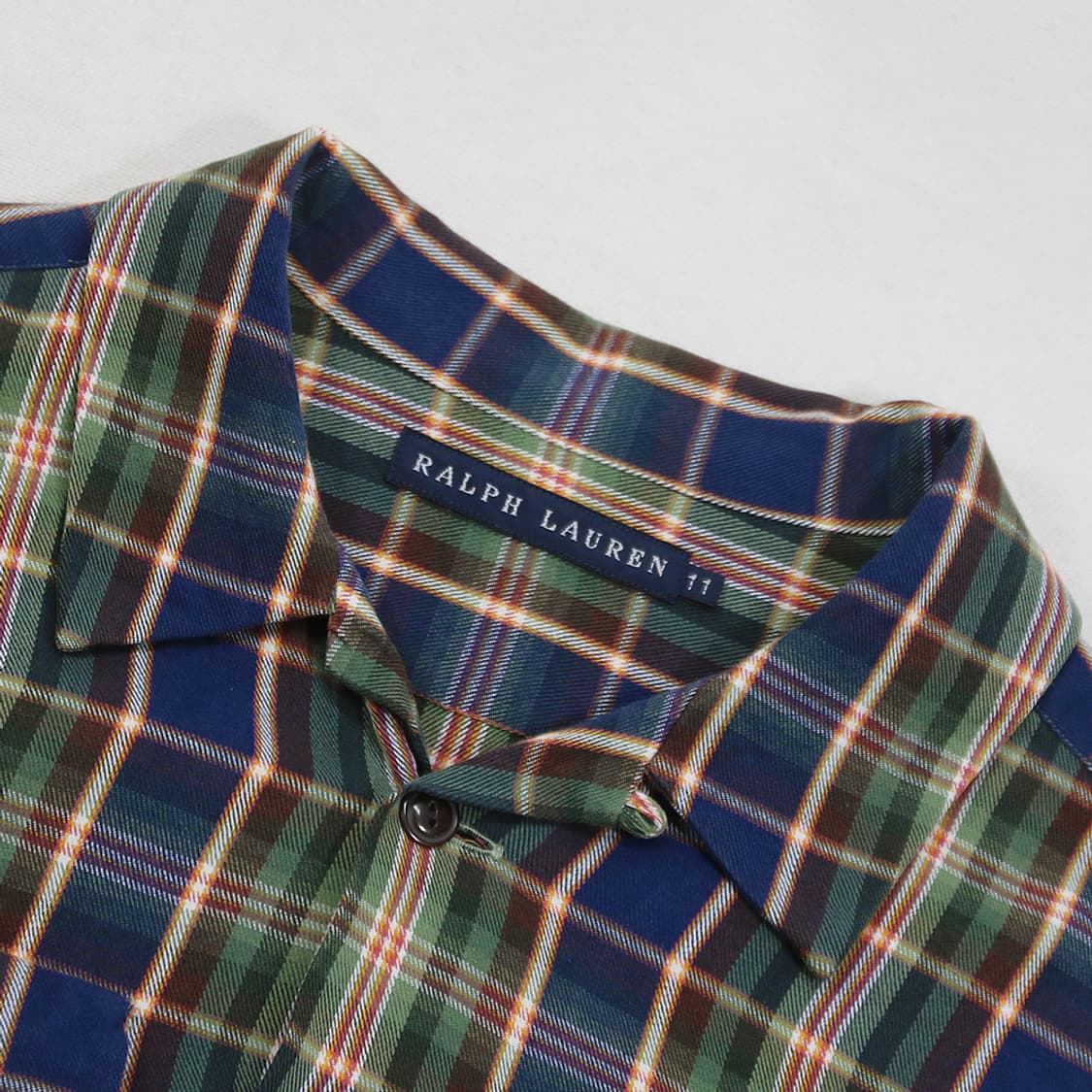 랄프로렌 오픈 카라 체크 셔츠 (여성용 11) 상품이미지6